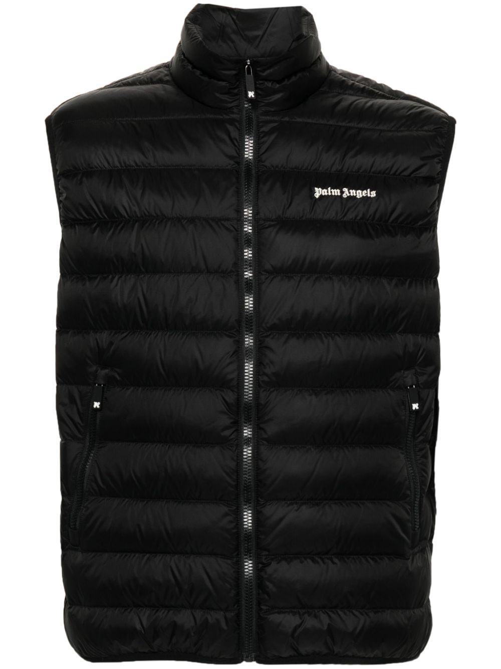 Palm Angels Doudoune sans manches black Lothaire