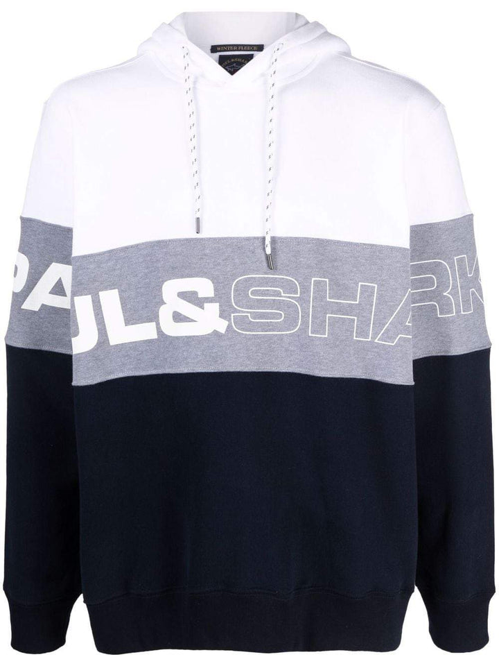 Paul & Shark Hoodie en coton organique Winter fleece - Lothaire boutiques (7015500611749)