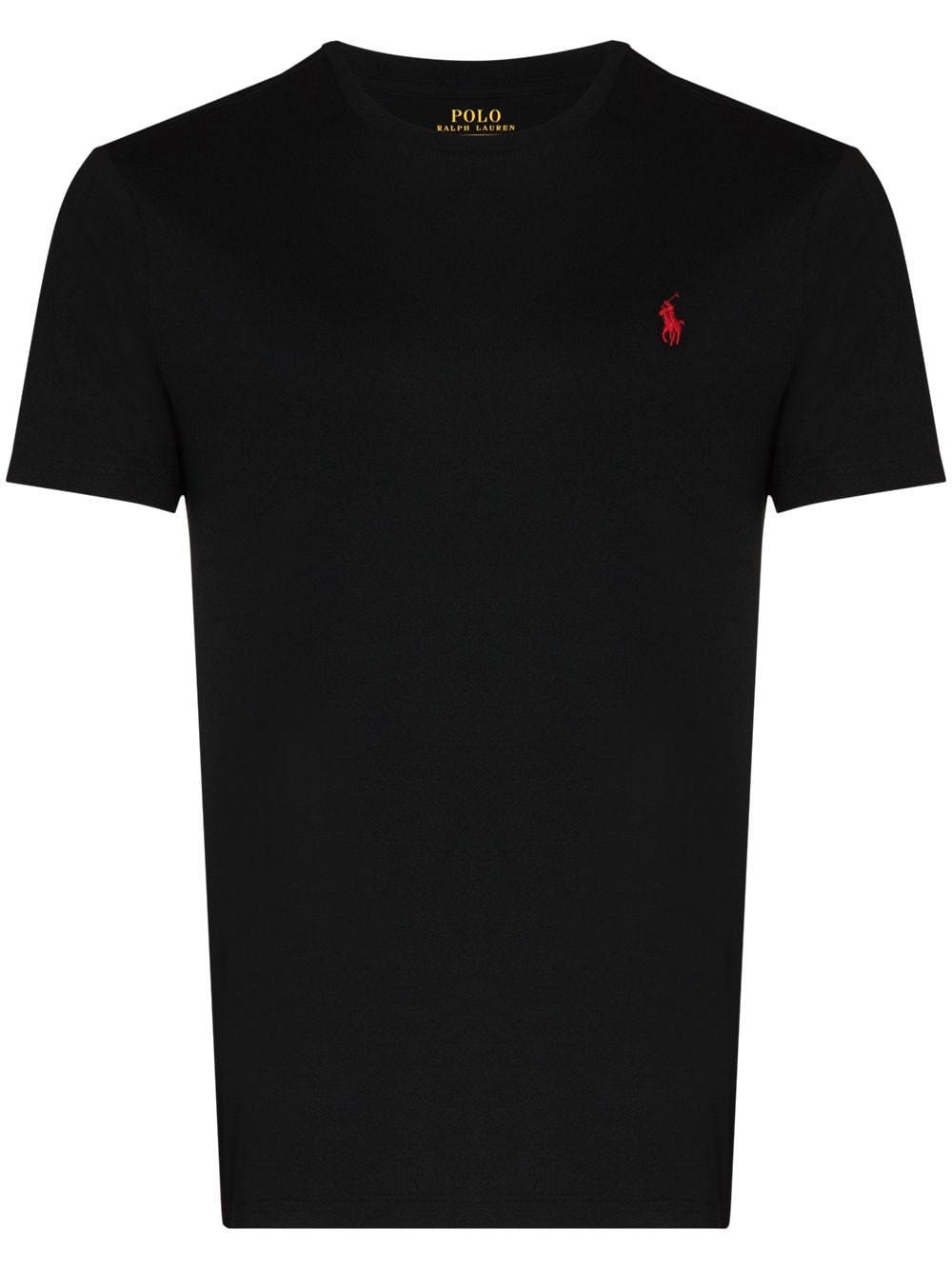 Polo Ralph Lauren T-shirt ajusté à col rond en jersey Polo Black