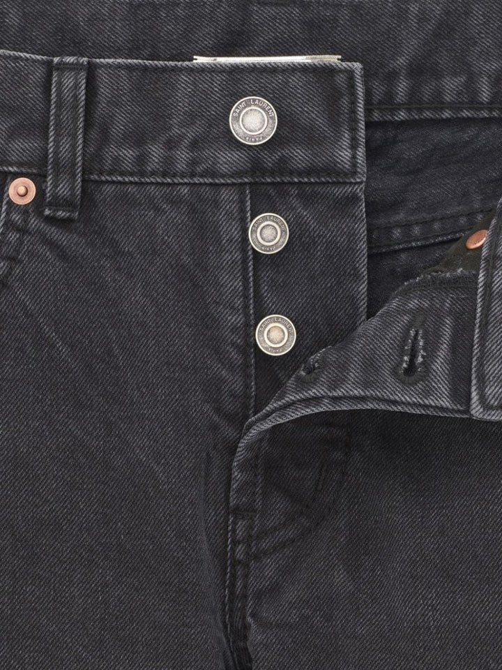 Saint Laurent Jean Slim en denim Paris Used Black - Lothaire