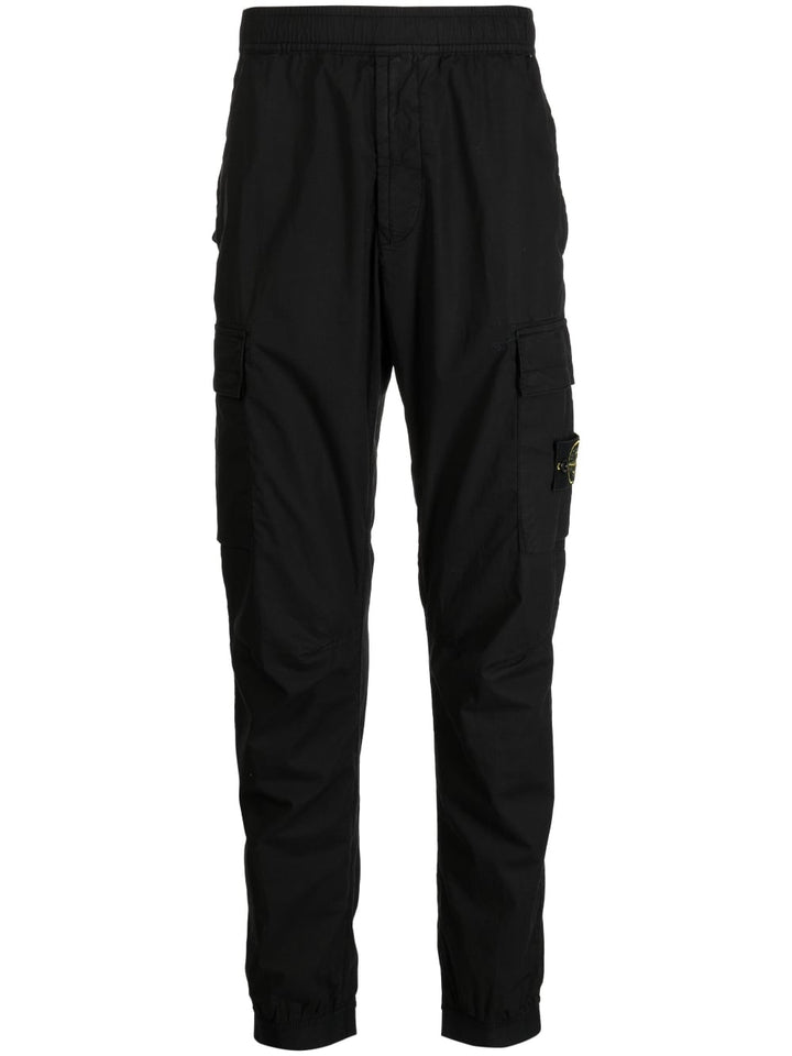 Stone Island Pantalon cargo noir 31303 - Lothaire