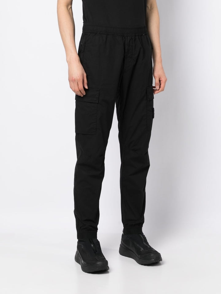 Stone Island Pantalon cargo noir 31303 - Lothaire