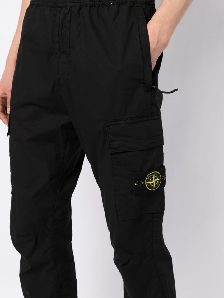 Stone Island Pantalon cargo noir 31303 - Lothaire