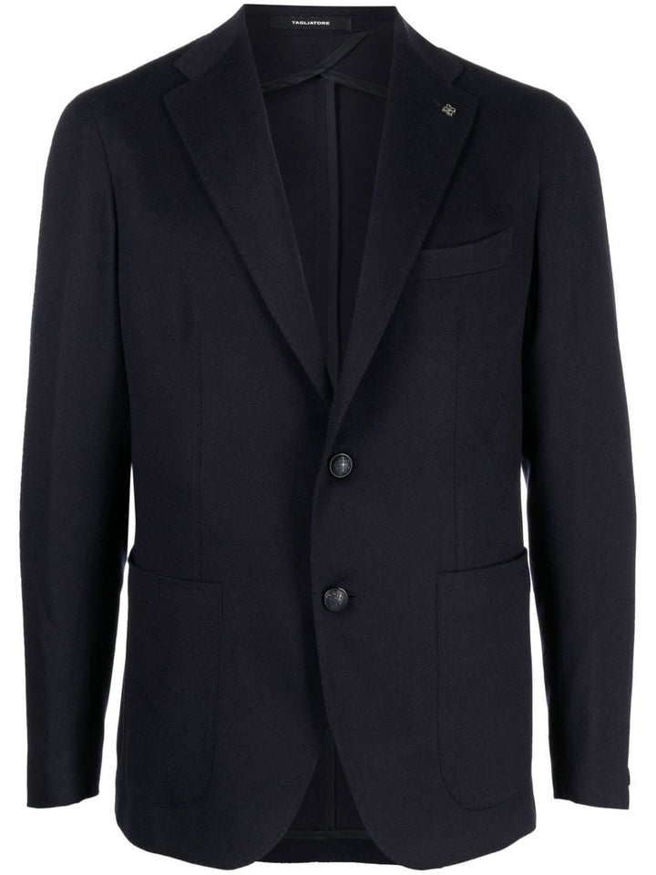 Tagliatore Blazer boutonné en laine mélangée - Lothaire