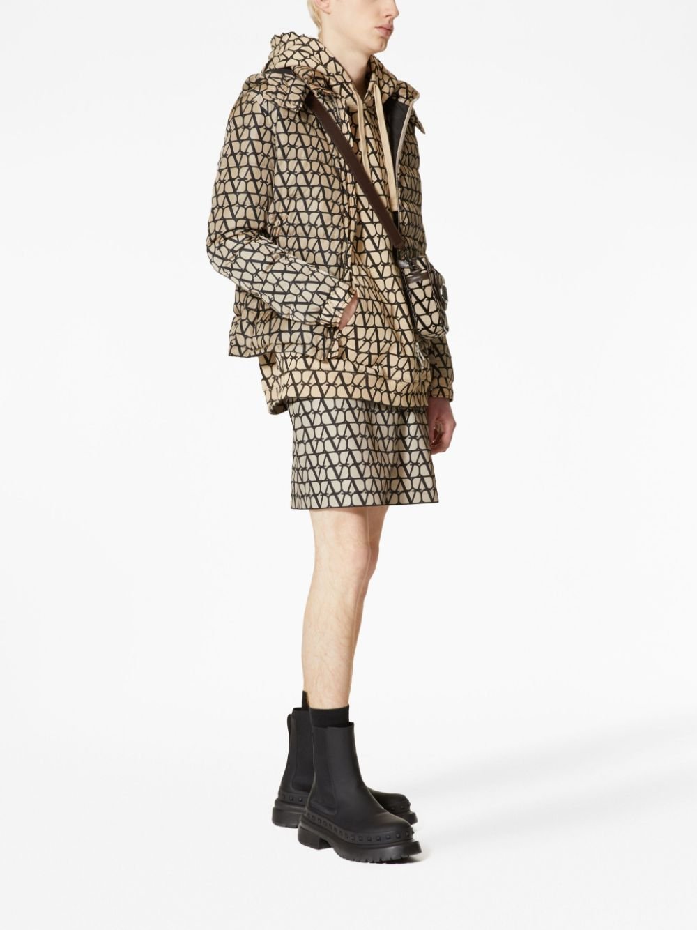 Valentino - Doudoune à imprimé Vlogo Iconographe - Lothaire