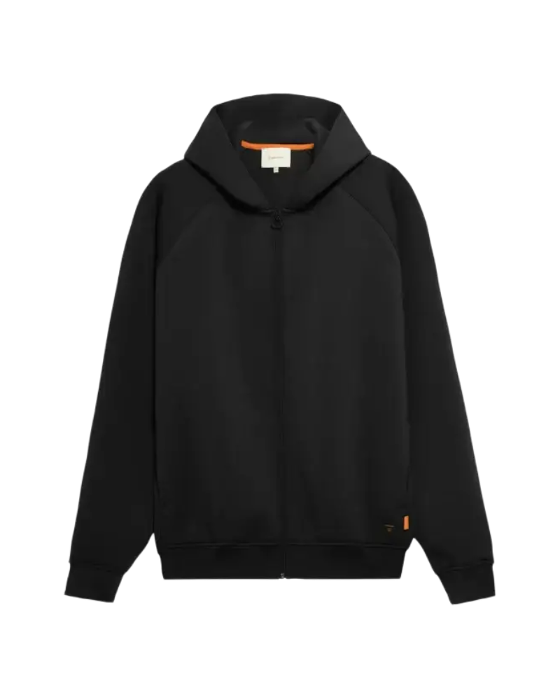 GERTRUDE - Sweat à capuche Melvin zippé Noir