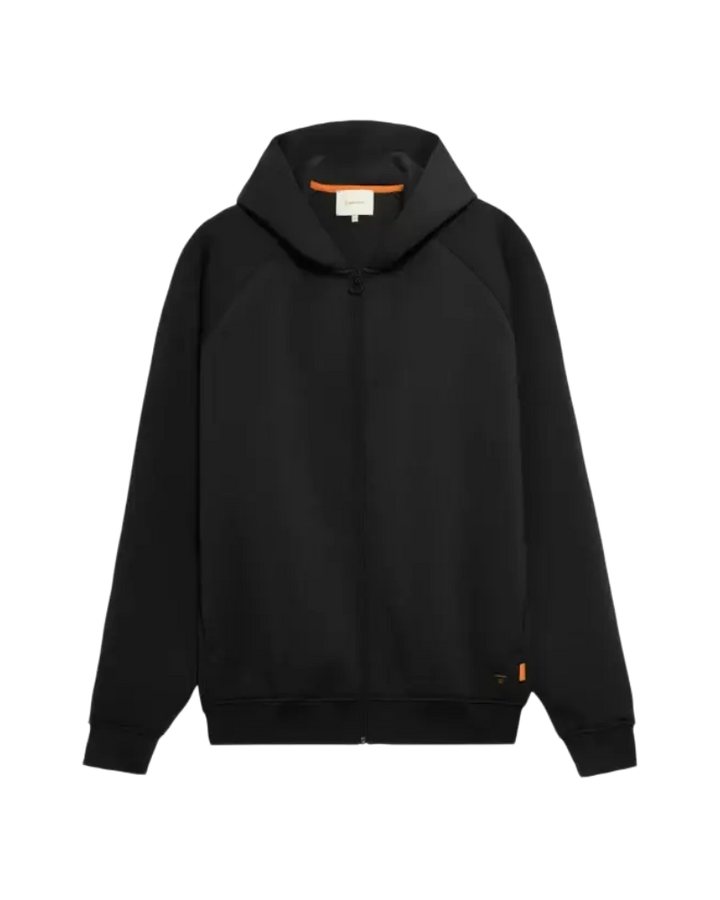 GERTRUDE - Sweat à capuche Melvin zippé Noir