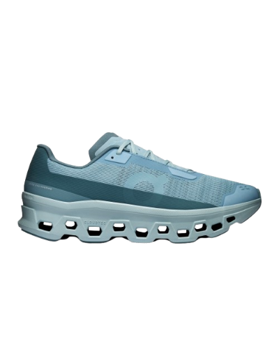 ON - Cloudmonster Void Gris clair / Bleu ciel