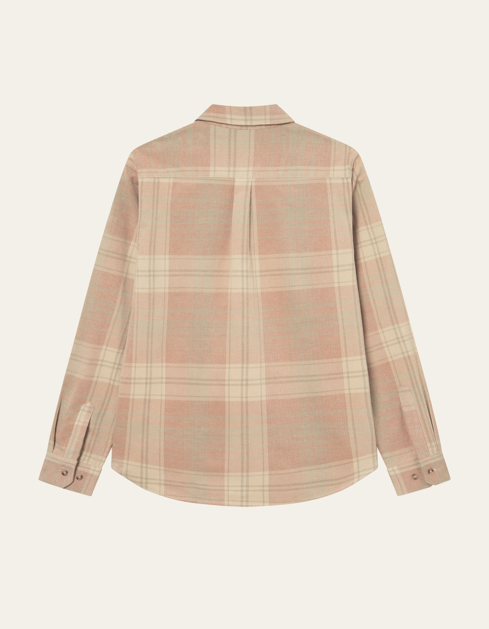 LES DEUX - Kash Check Corduroy Shirt Beige sable