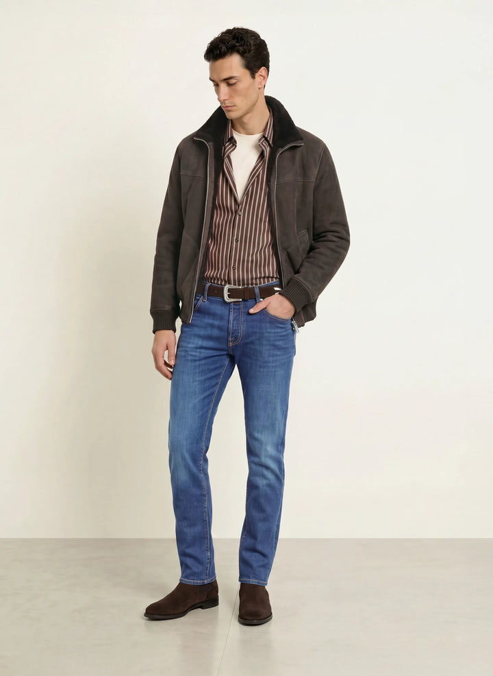 JACOB COHEN - Jean Bard coupe slim Bleu moyen
