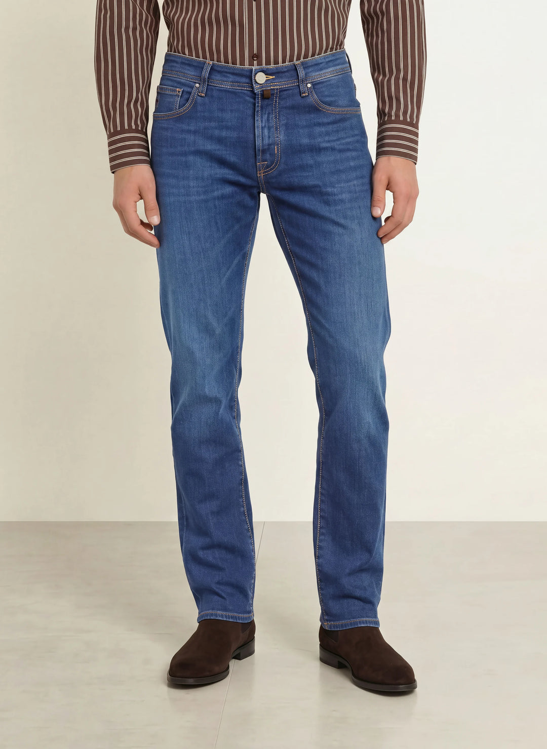 JACOB COHEN - Jean Bard coupe slim Bleu moyen