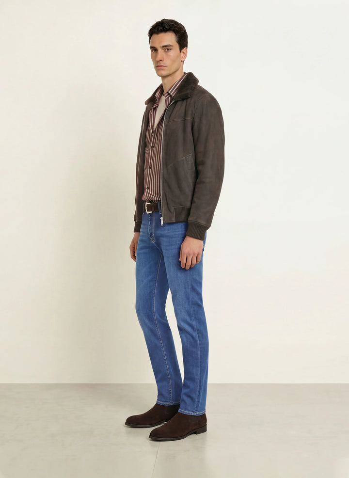 JACOB COHEN - Jean Bard coupe slim Bleu moyen