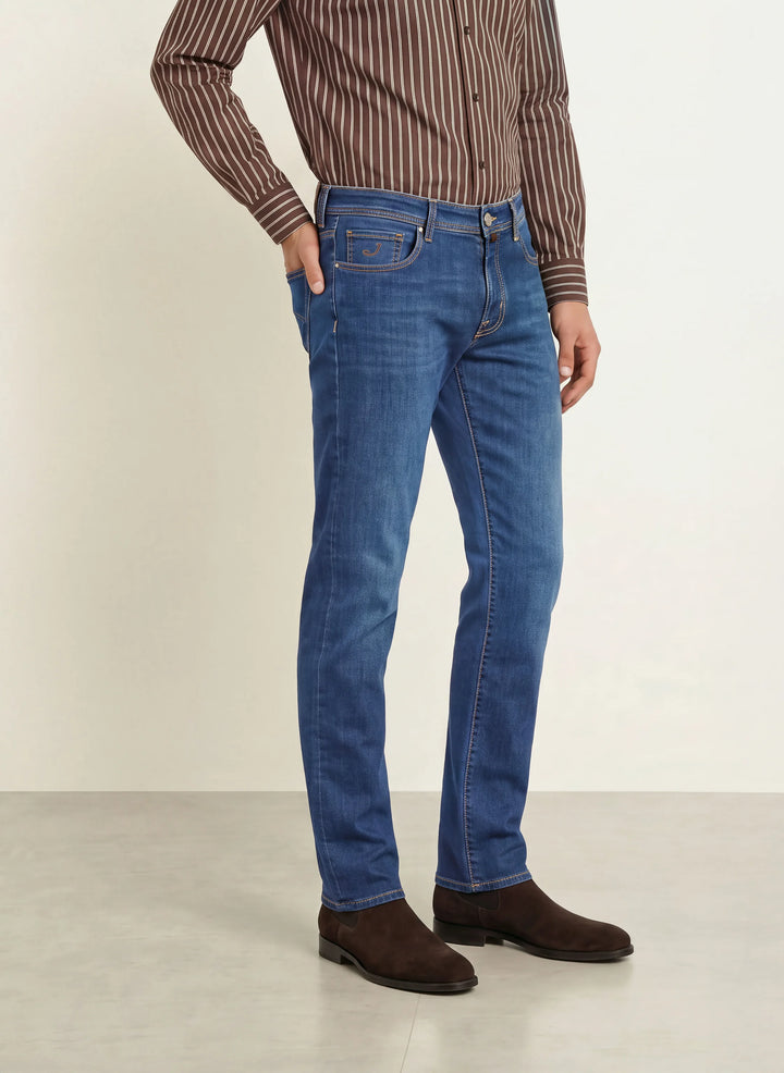 JACOB COHEN - Jean Bard coupe slim Bleu moyen