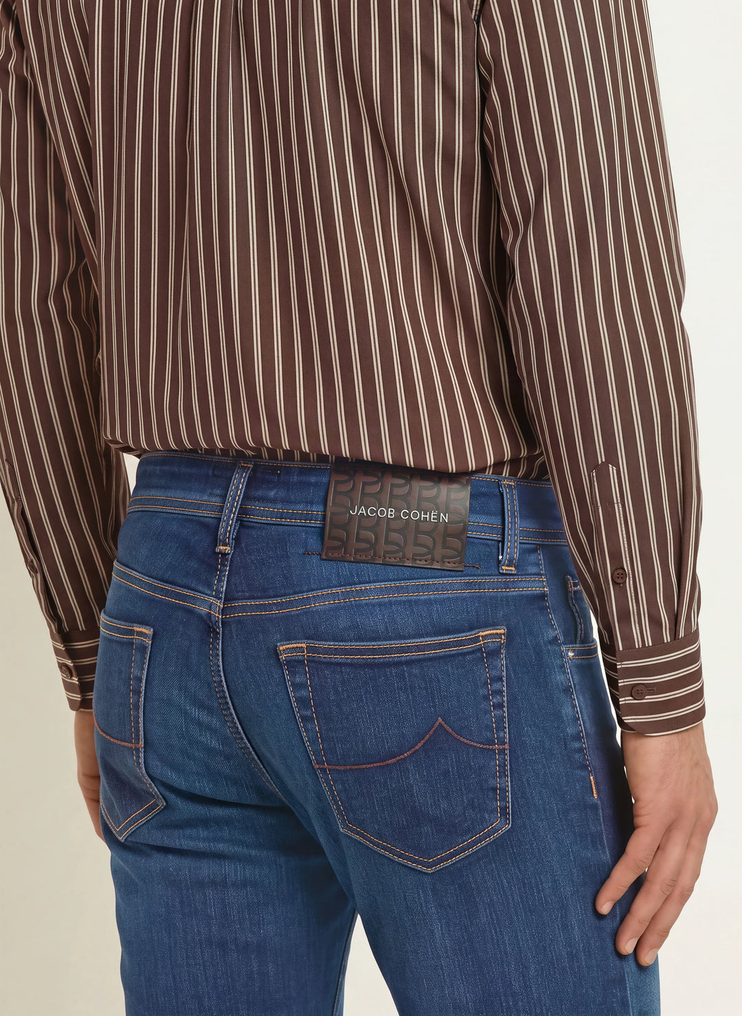 JACOB COHEN - Jean Bard coupe slim Bleu moyen