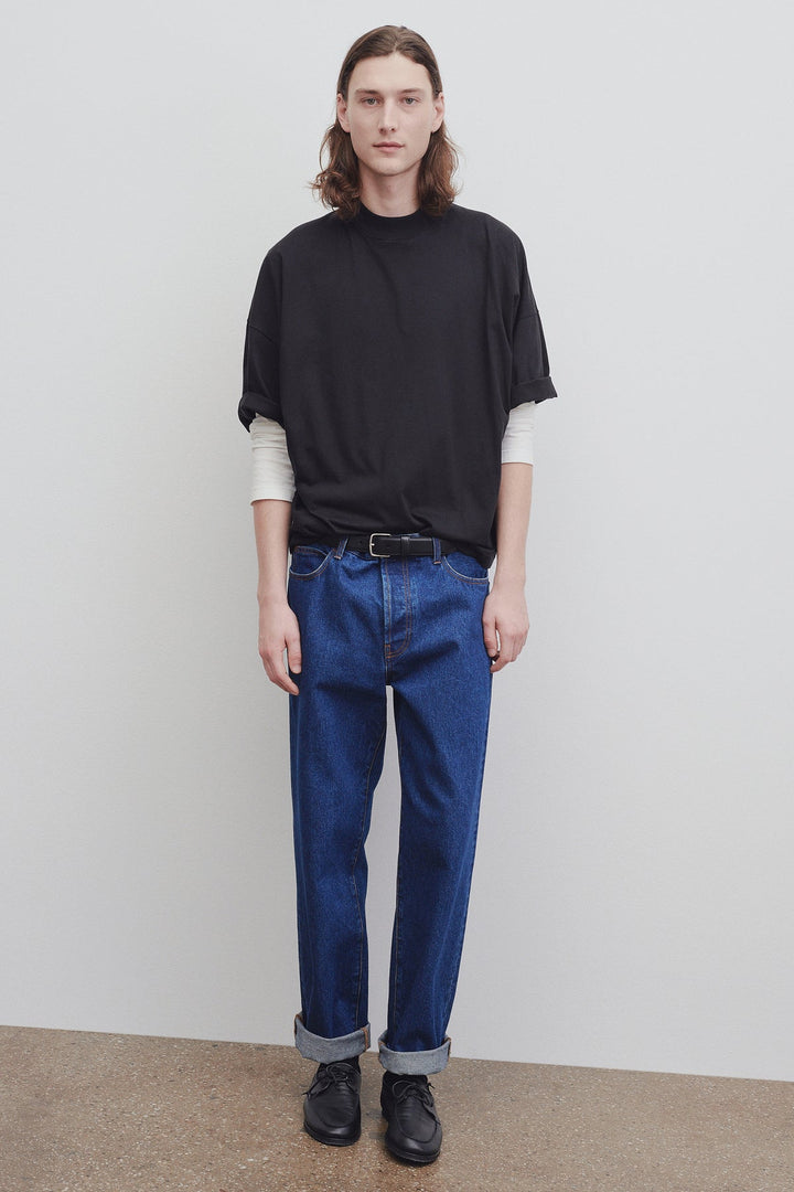 THE ROW - Jean Morton en coton Indigo