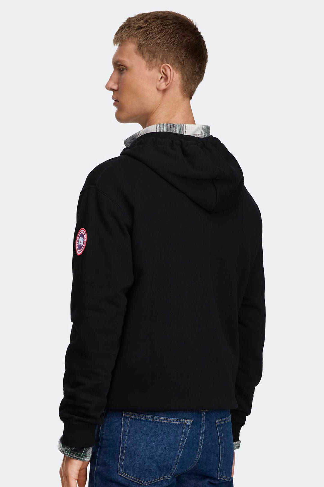 CANADA GOOSE - Sweat à capuche Loon en coton biologique Noir