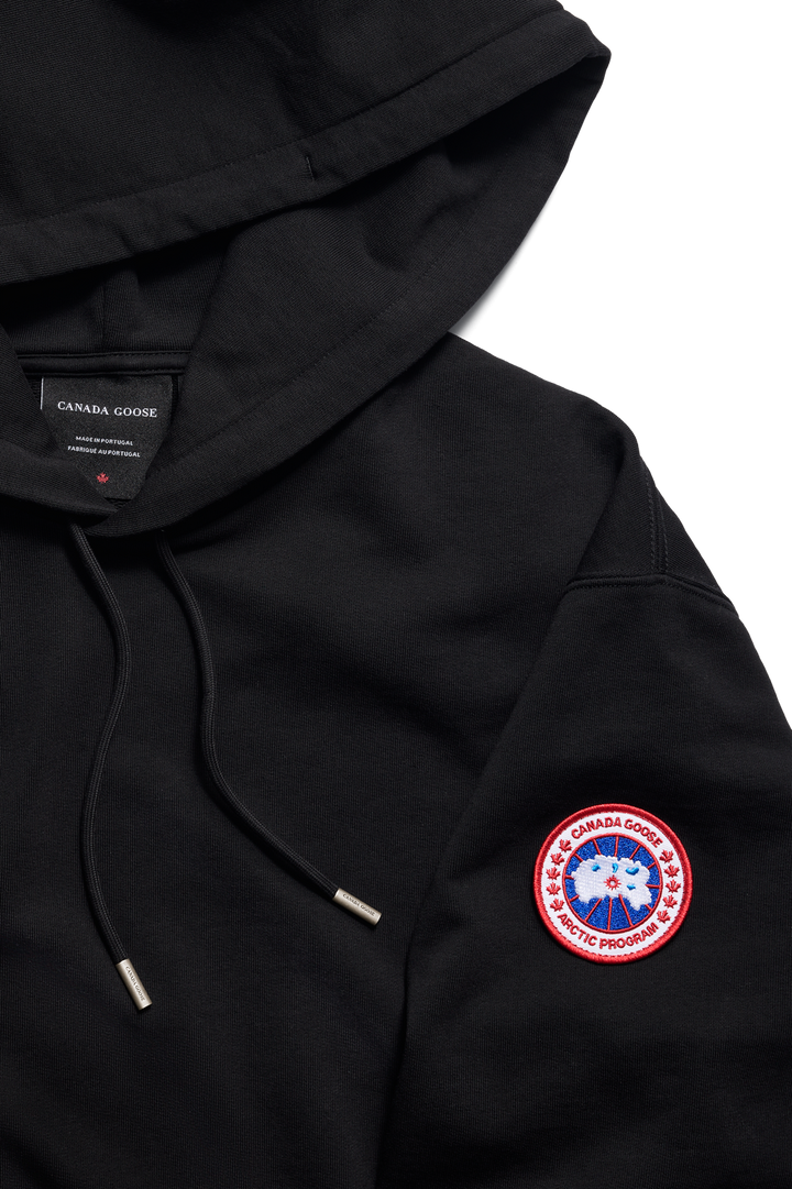CANADA GOOSE - Sweat à capuche Loon en coton biologique Noir