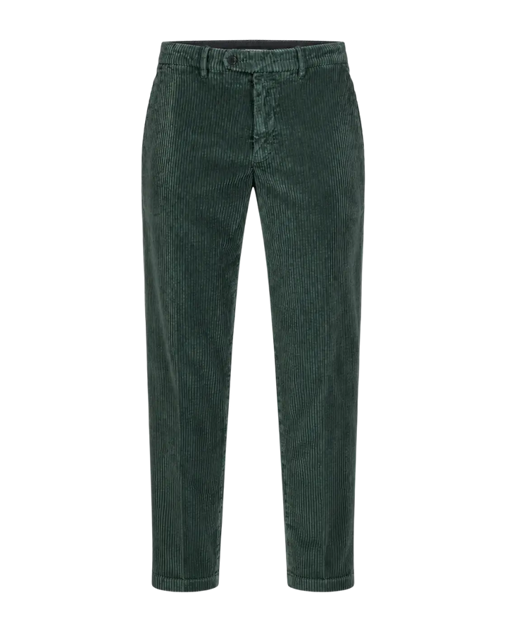 MASON'S - Pantalon chino Paris en velours côtelé Vert foncé