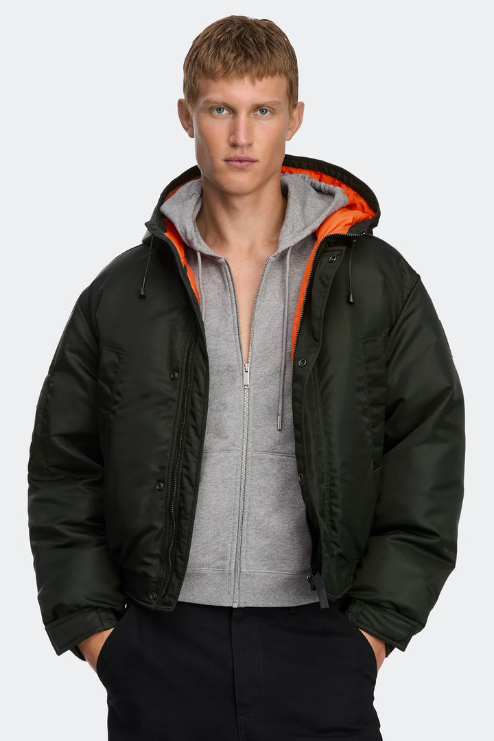 CANADA GOOSE - Bomber Windrow Vert nori / Orange braise