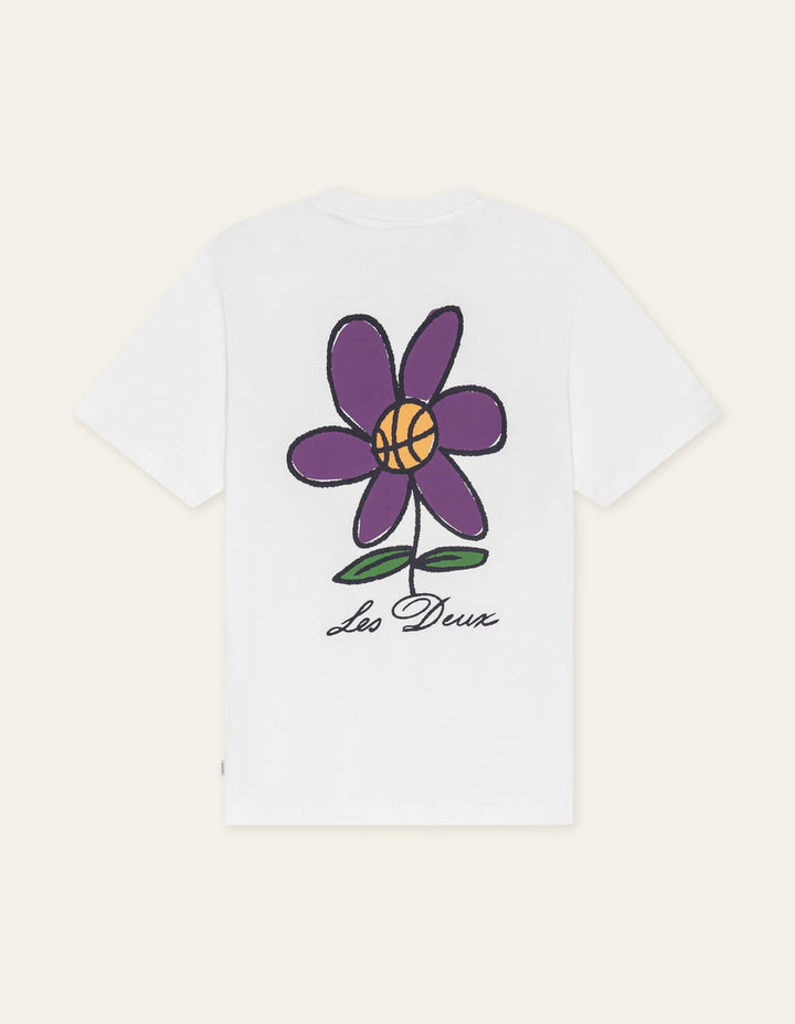 LES DEUX – T-shirt Flower Blanc