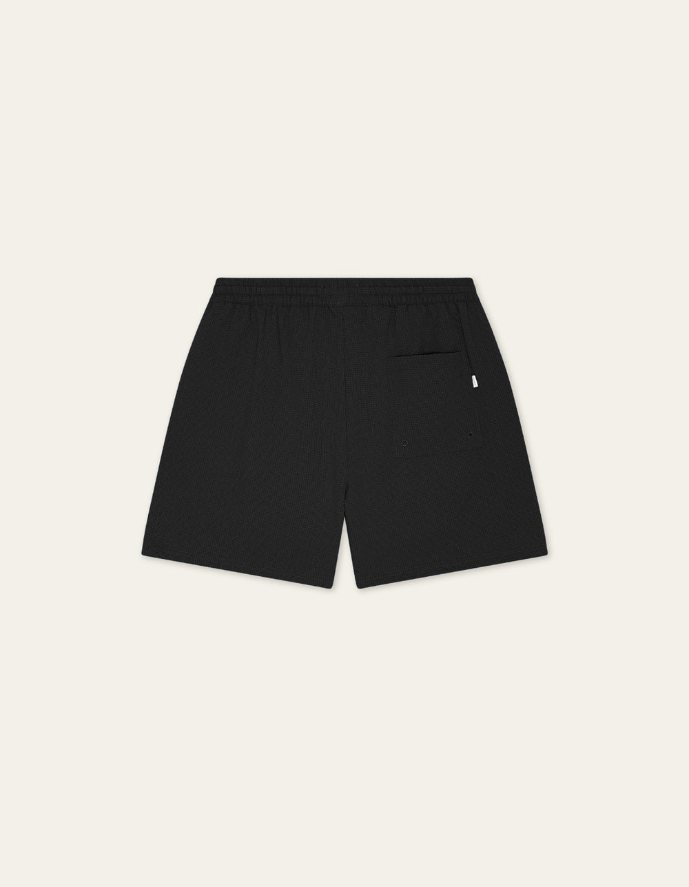 LES DEUX – Short de bain Seersucker Noir