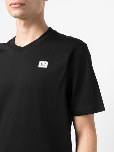 C.P. Company -T-shirt 30/1 Label Logo Black