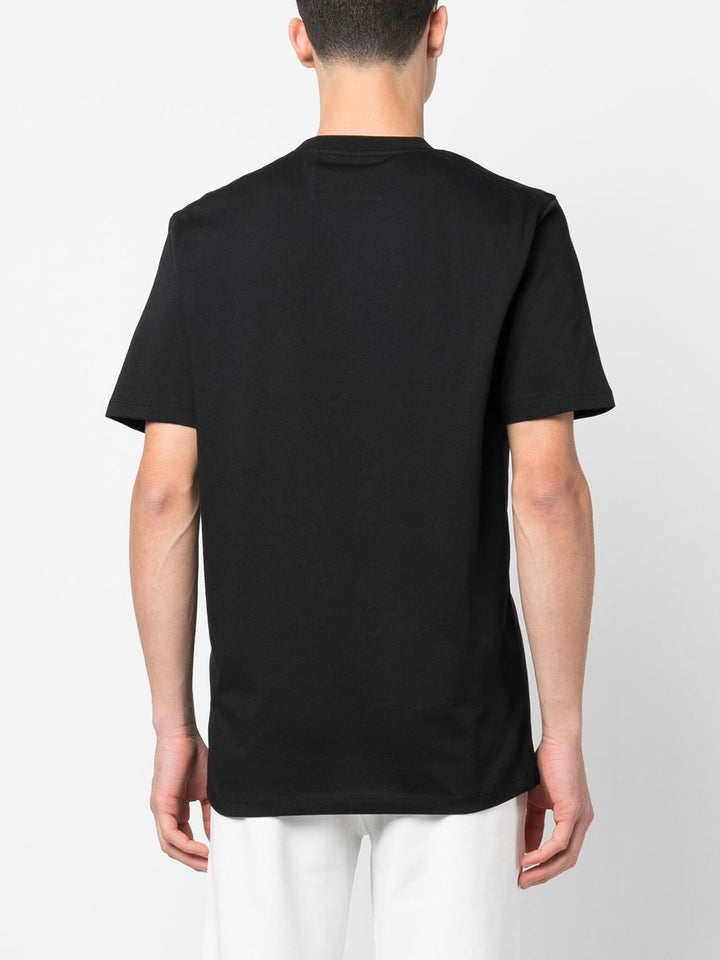 C.P. COMPANY -T-shirt 30/1 Label Logo Black