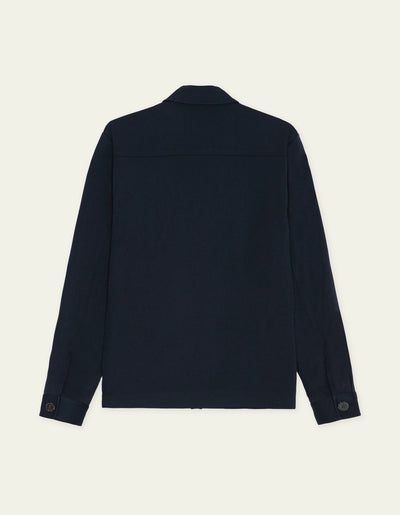 LES DEUX - Veste hybride Como Bleu marine foncé