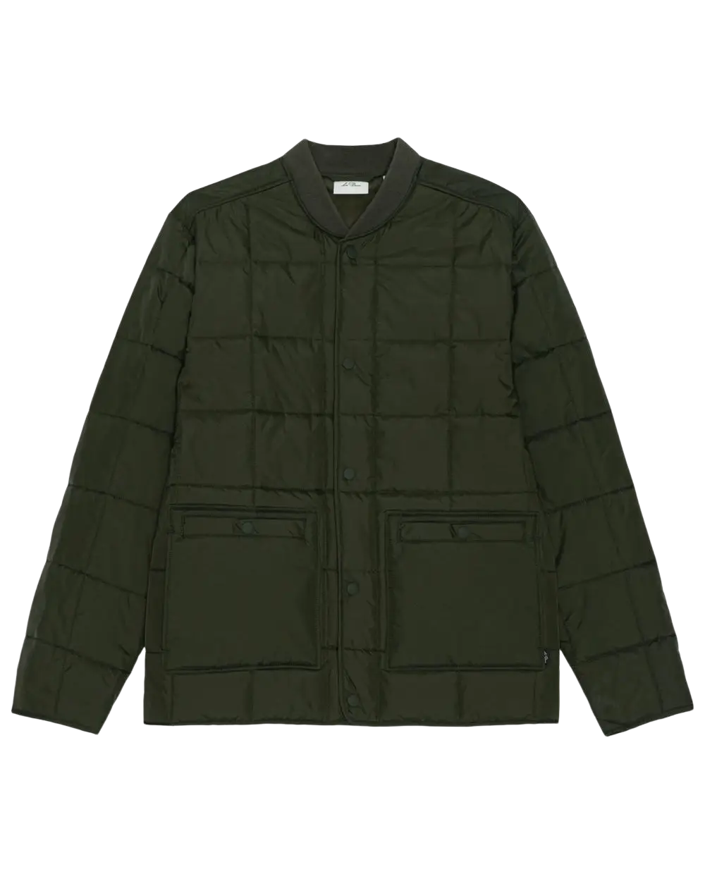 LES DEUX - Veste bomber matelassée Vert résine