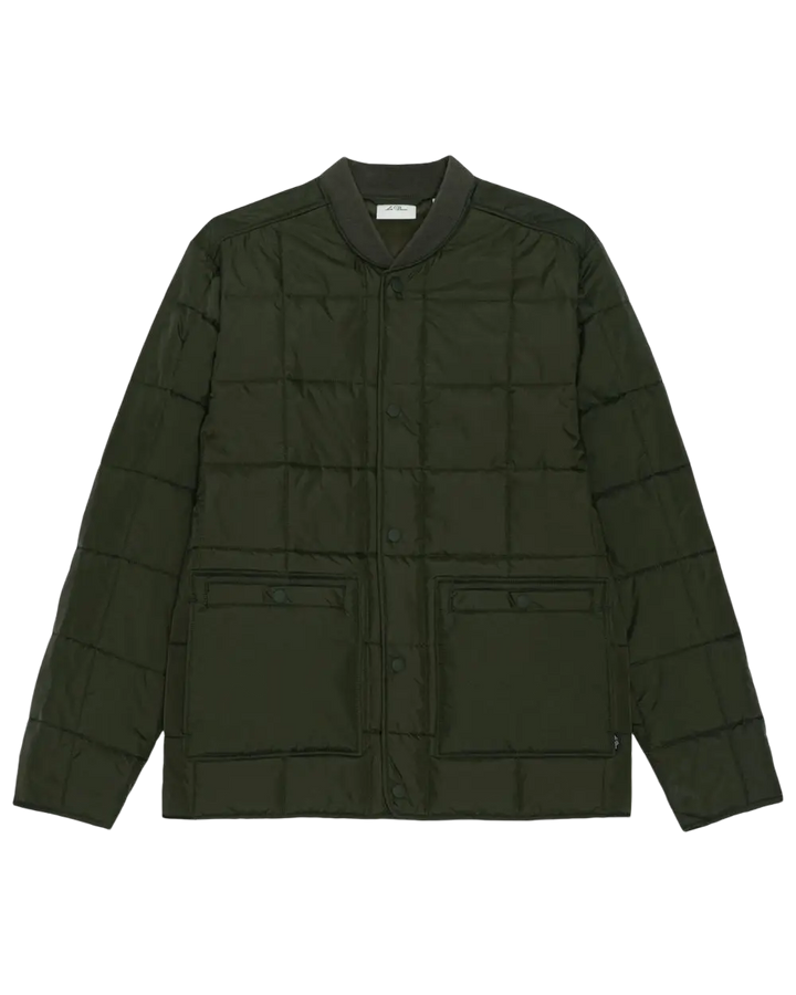 LES DEUX - Veste bomber matelassée Vert résine