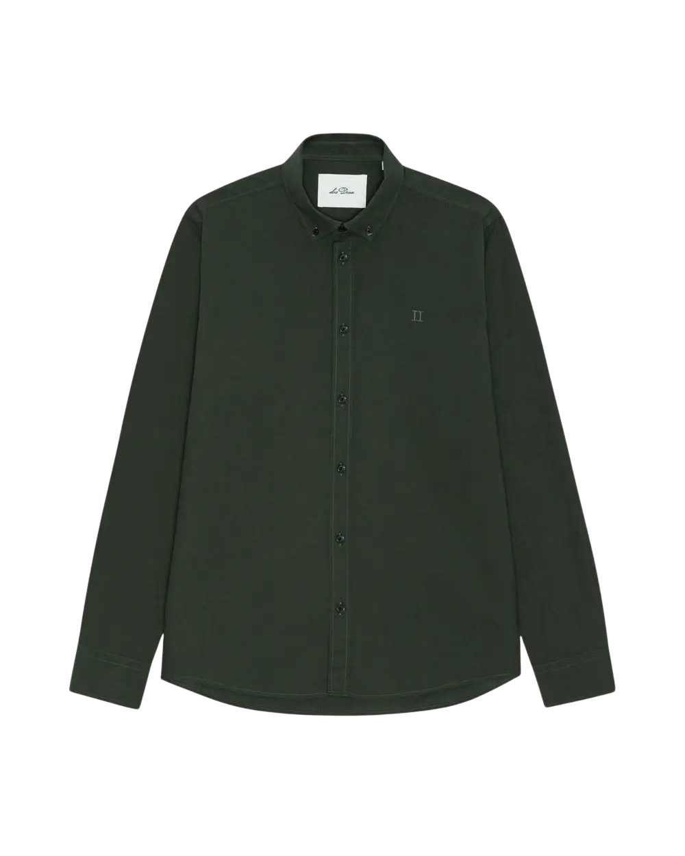 LES DEUX - Chemise Oxford légère Vert résine