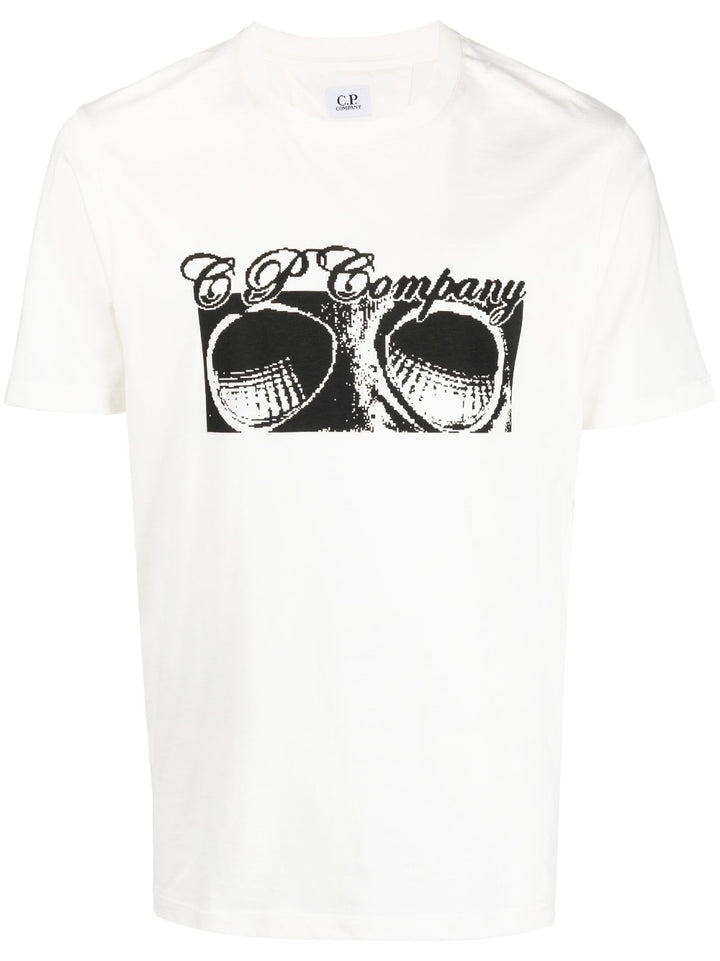 C.P. COMPANY -T-shirt 30/1 Jersey Goggle print