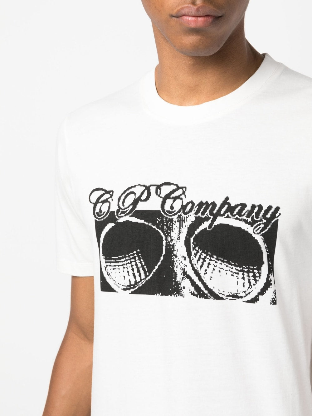C.P. COMPANY -T-shirt 30/1 Jersey Goggle print