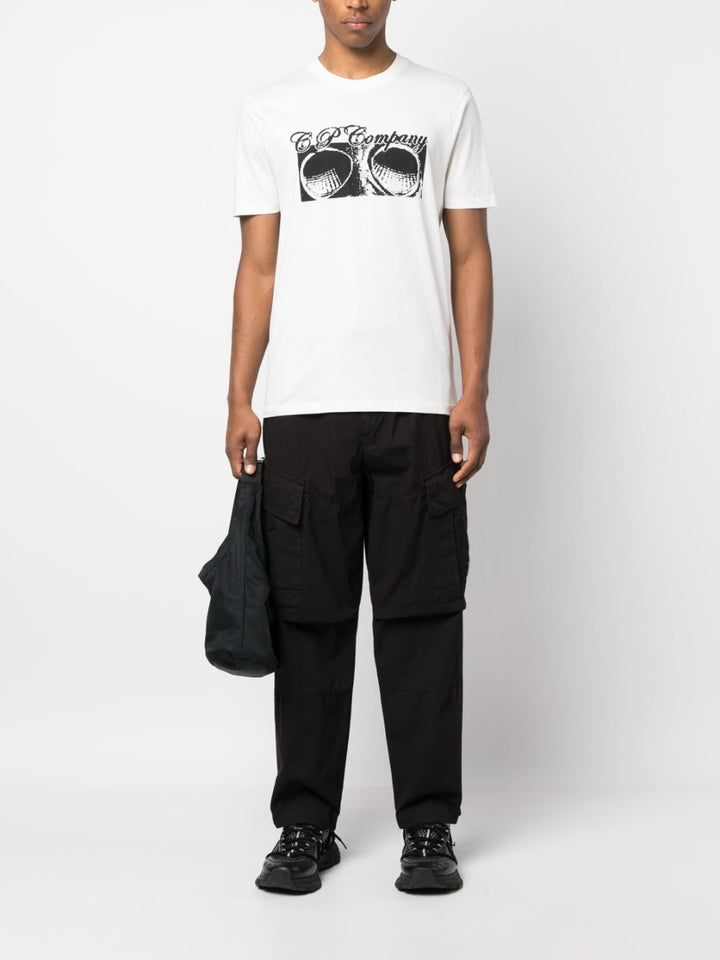 C.P. COMPANY -T-shirt 30/1 Jersey Goggle print