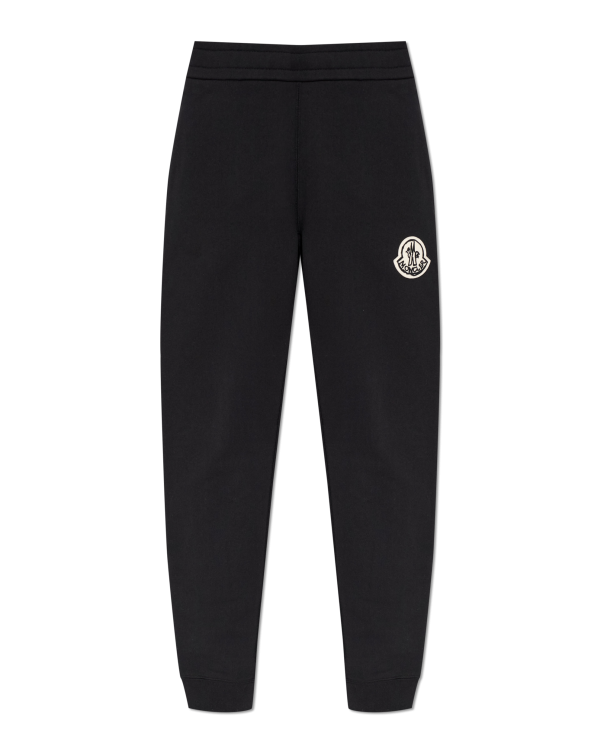 MONCLER – Pantalon de survêtement à écusson Noir