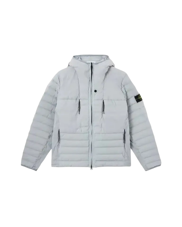 STONE ISLAND - Doudoune à Capuche Seamless Tunnel Gris