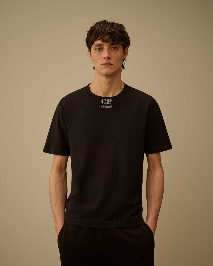 C.P. COMPANY - T-shirt en jersey avec logo Noir