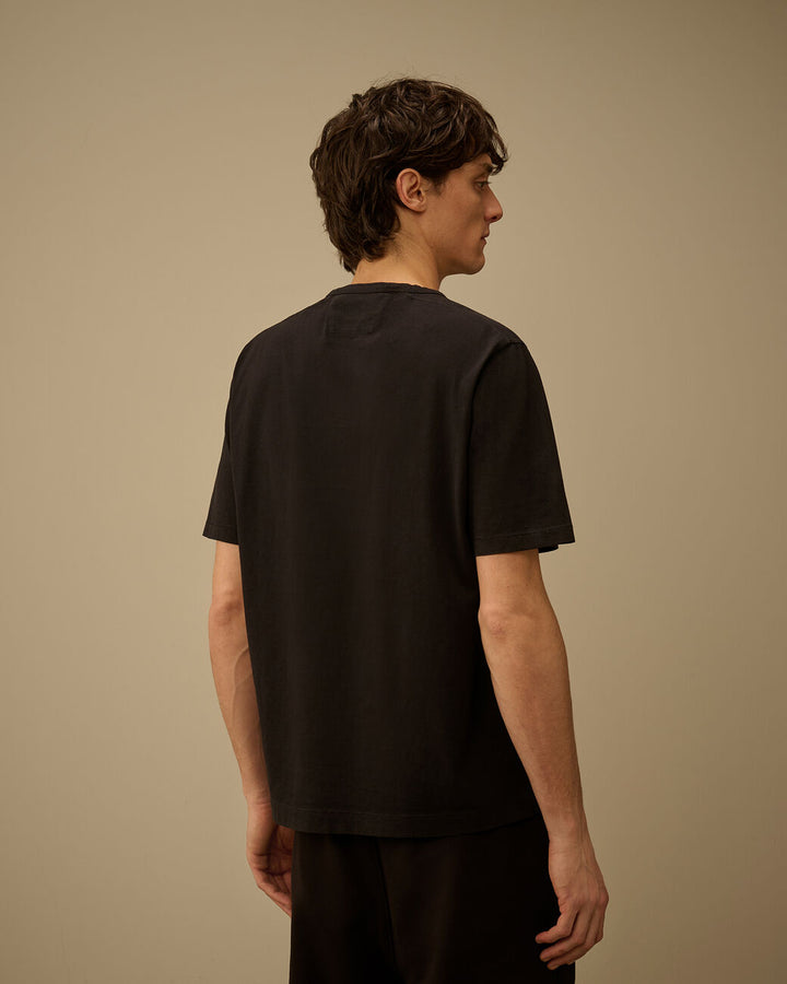 C.P. COMPANY - T-shirt en jersey avec logo Noir