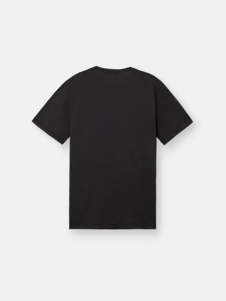 STONE ISLAND - Slim-fit T-shirt with Compass Patch Noir