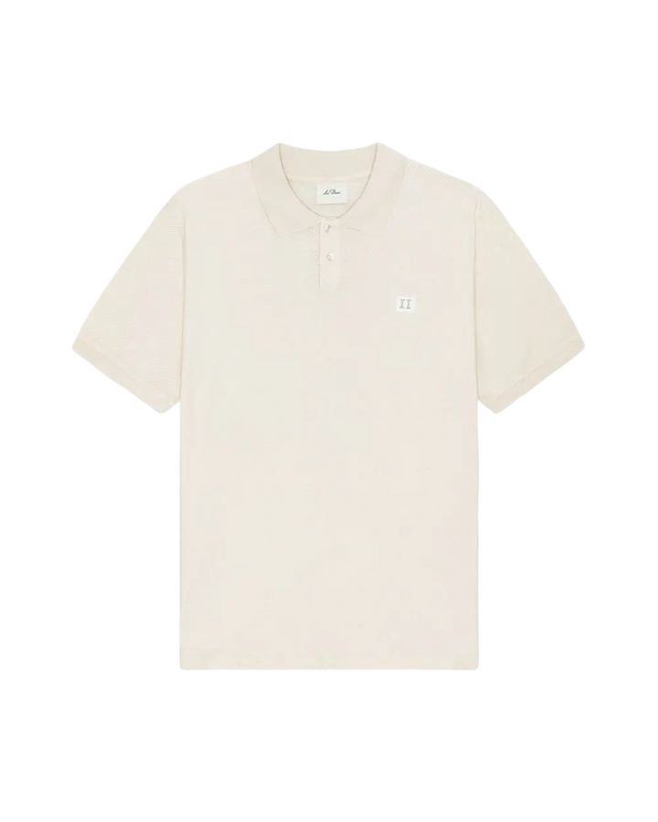 LES DEUX – Polo en maille piquée Ivoire