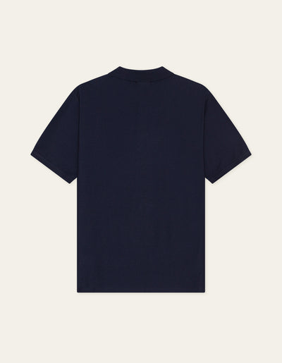 LES DEUX – Polo en maille piquée Bleu marine