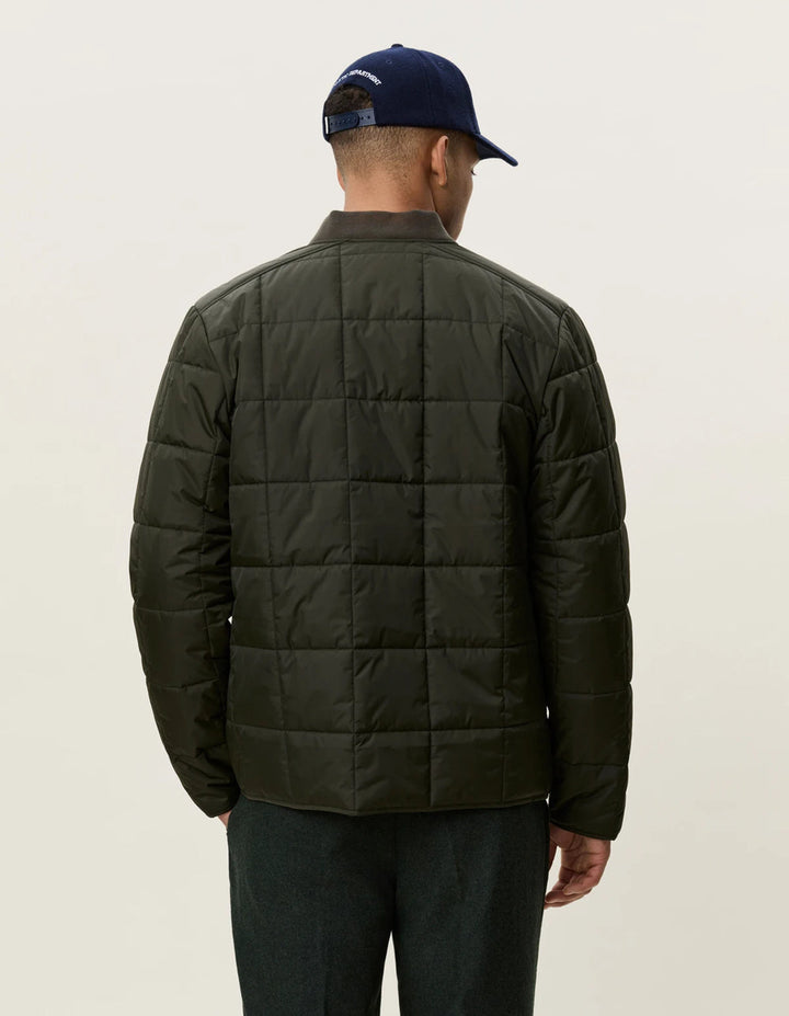 LES DEUX - Veste bomber matelassée Vert résine