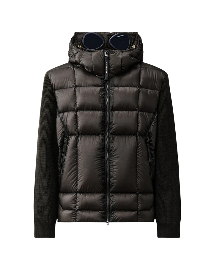 C.P. COMPANY - Pull Goggle en laine mérinos extra-fine Noir