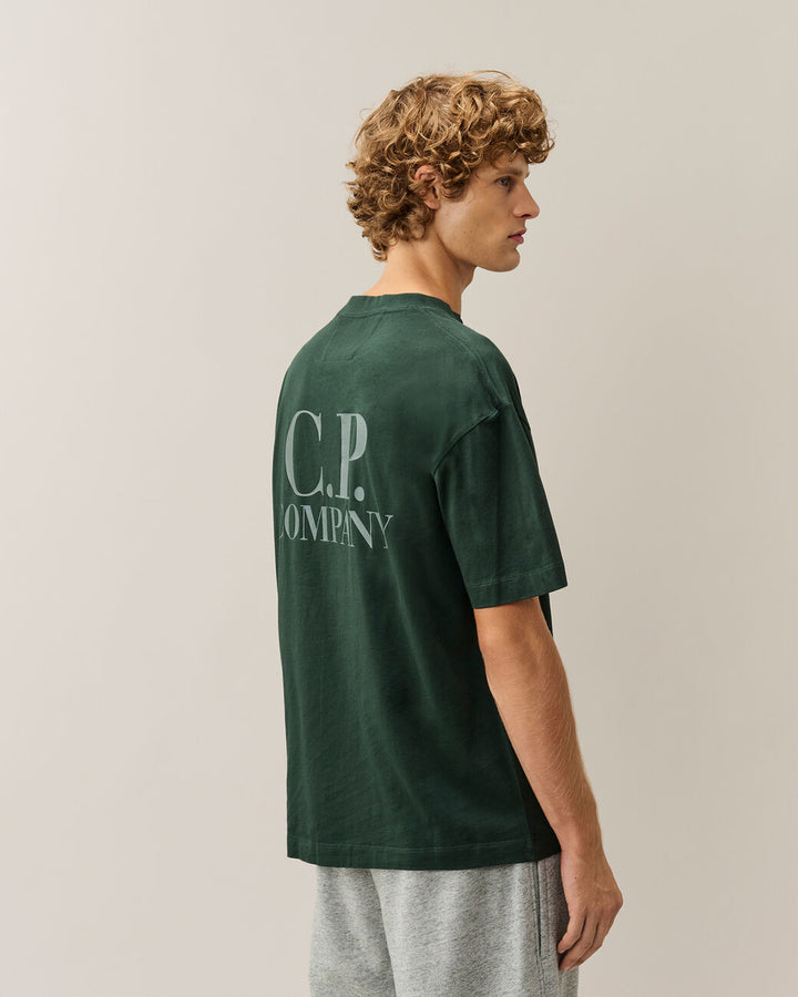 C.P. COMPANY - T-shirt Comfort en jersey de coton Vert sapin