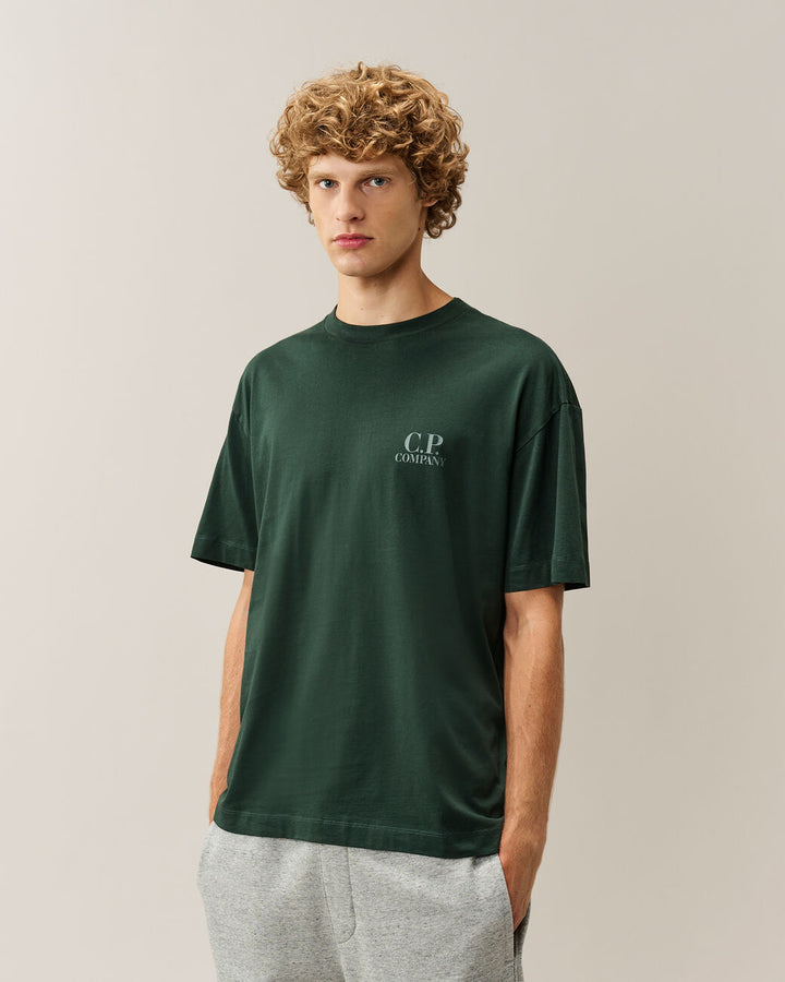 C.P. COMPANY - T-shirt Comfort en jersey de coton Vert sapin