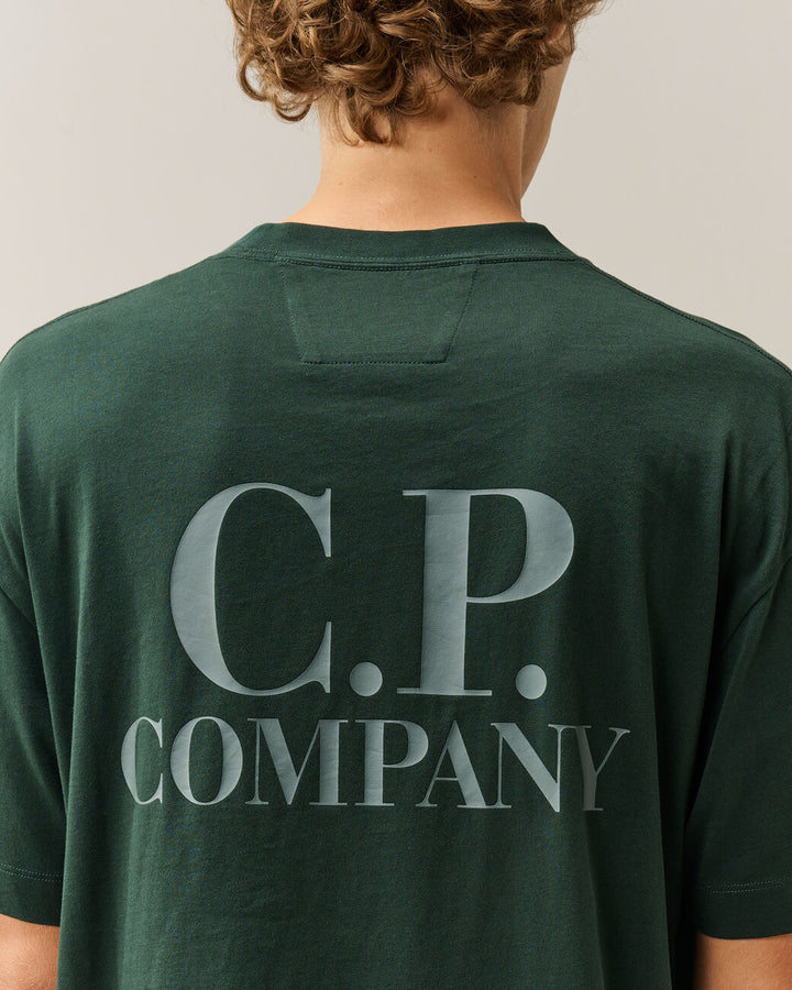 C.P. COMPANY - T-shirt Comfort en jersey de coton Vert sapin