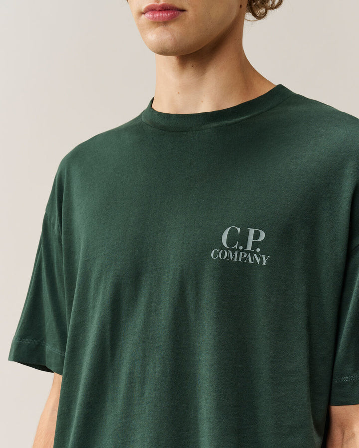 C.P. COMPANY - T-shirt Comfort en jersey de coton Vert sapin