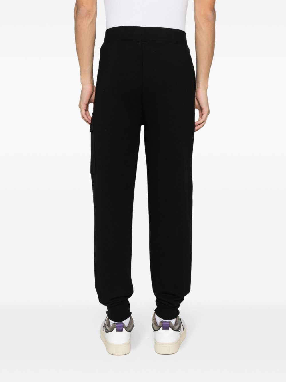 C. P. COMPANY - pantalon cargo à verre de lunette signature bleu marine