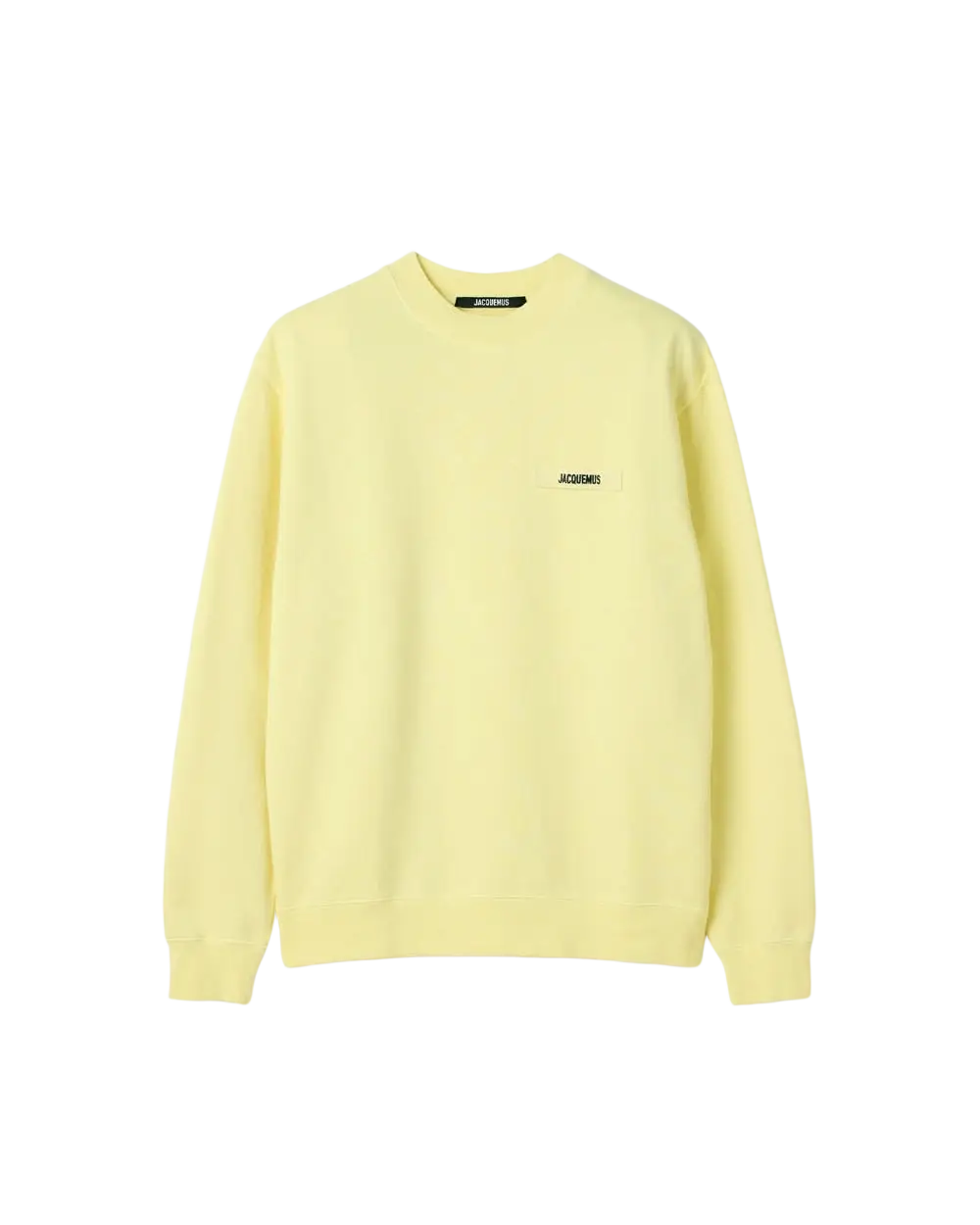 JACQUEMUS – Sweat Gros Grain Jaune pâle