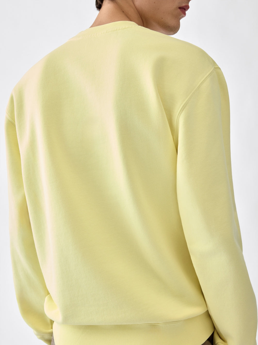 JACQUEMUS – Sweat Gros Grain Jaune pâle